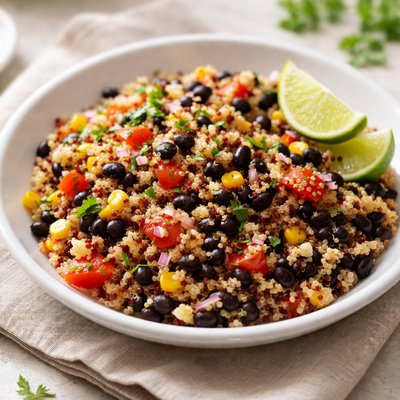 Quinoa with beans