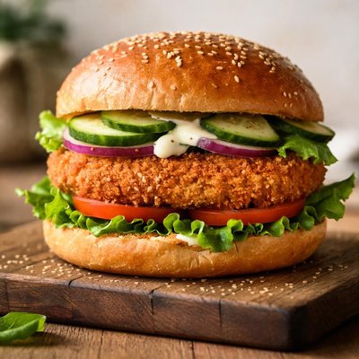 Quorn chicken burger