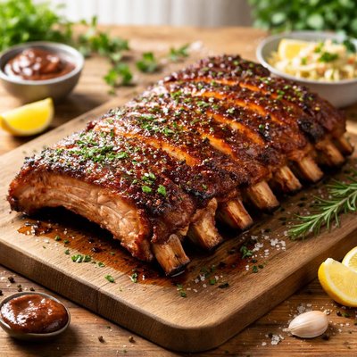 Rack of pork ribs