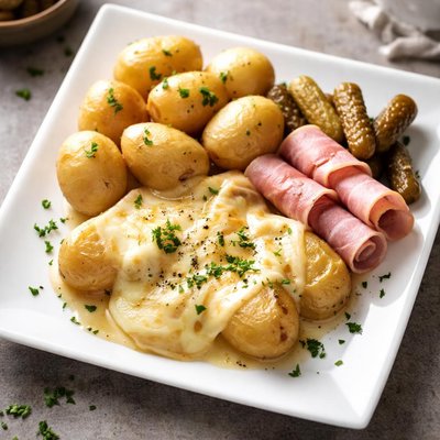 Raclette with potatoe