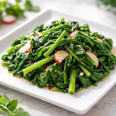 Radish greens