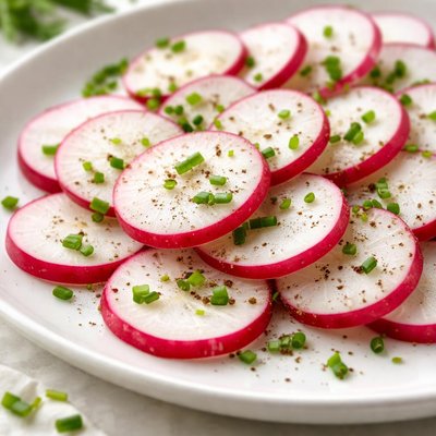 Radish slices