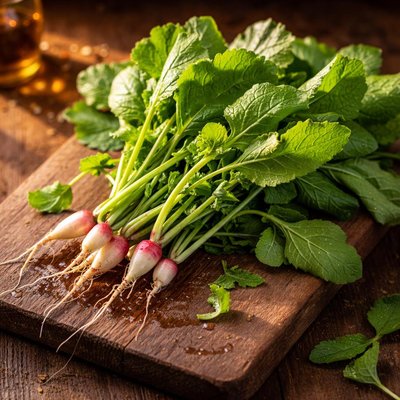 Radish tops