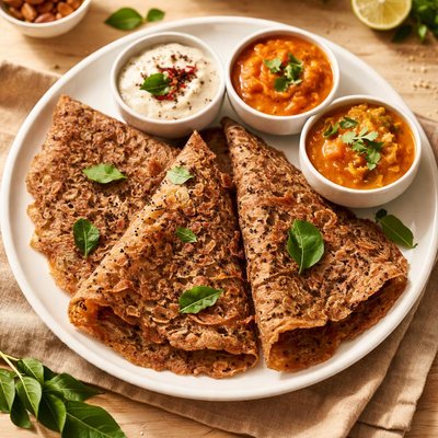 Ragi rava dosa