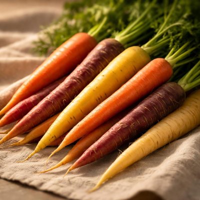 Rainbow carrots