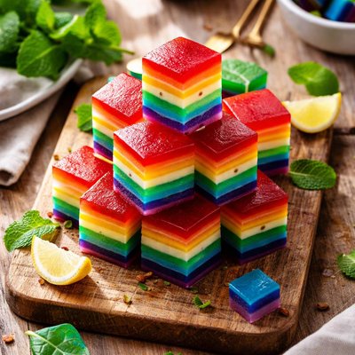 Rainbow jelly