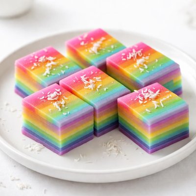 Rainbow kueh