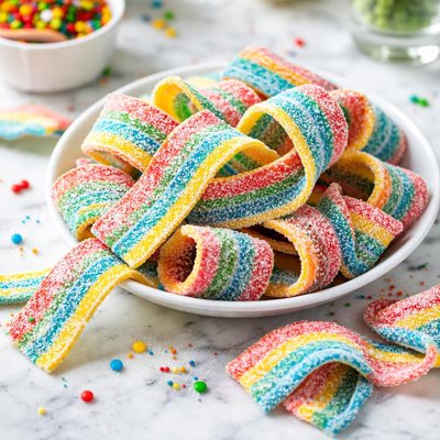 Rainbow sour candy