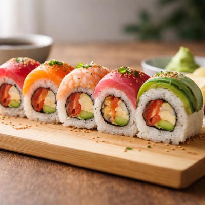 Rainbow sushi
