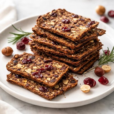 Raincoast crisps cranberry and hazelnut crackers