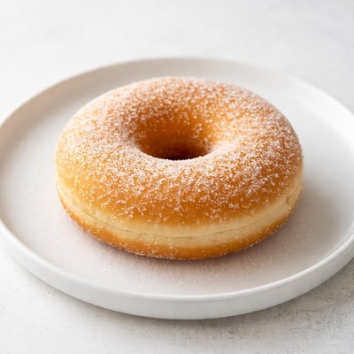 Raised sugar donut