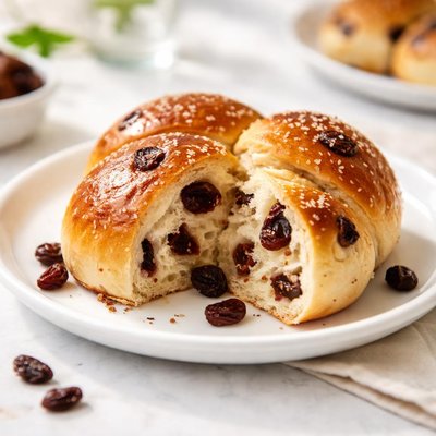 Raisin bun