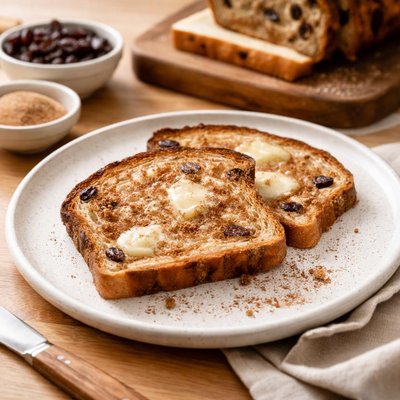 Raisin cinnamon toast
