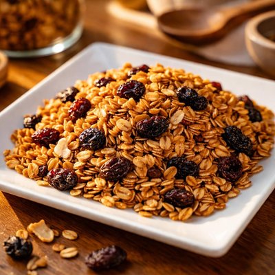 Raisin granola