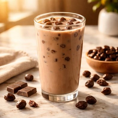 Raisinet chocolate milk