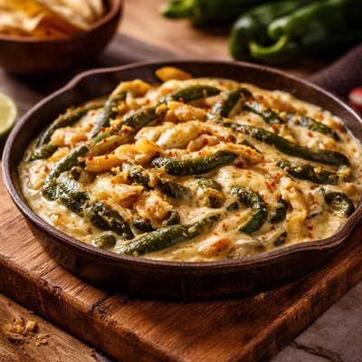 Rajas con queso