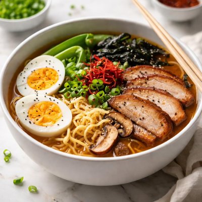 Ramen noodle soup