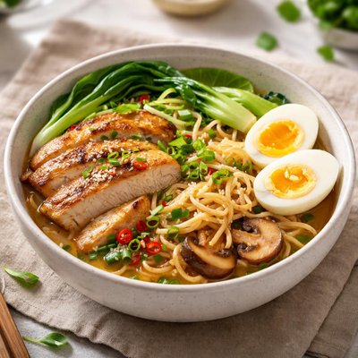 Ramen noodles chicken