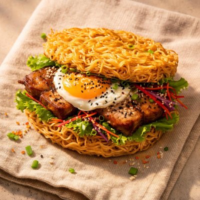 Ramen sandwich