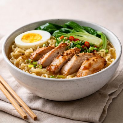 Ramen with chicken