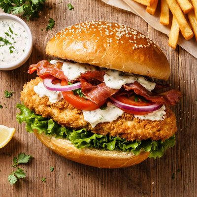 Ranch chicken sandwich