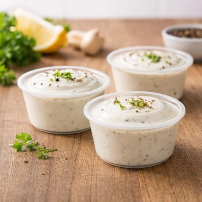 Ranch sauce cups