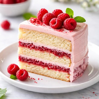Raspberry cake