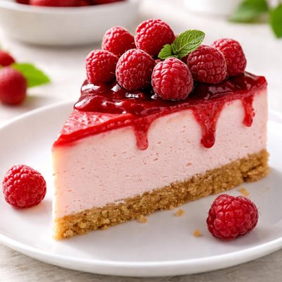 Raspberry cheesecake