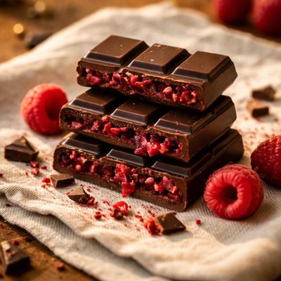 Raspberry dark chocolate