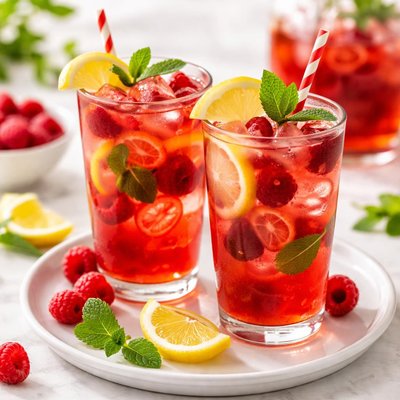 Raspberry iced tea