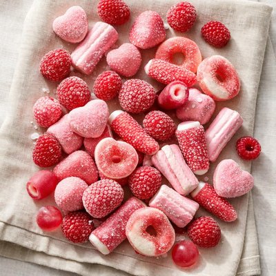 Raspberry pick n mix sweets