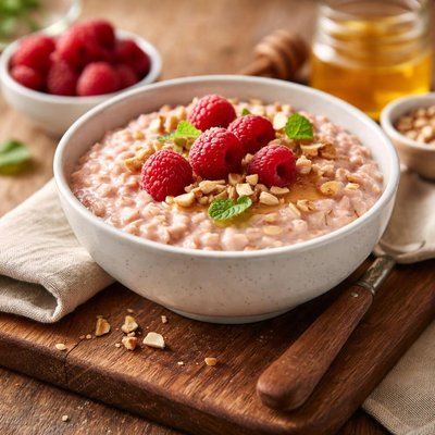 Raspberry porridge