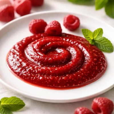 Raspberry puree