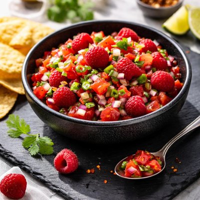 Raspberry salsa