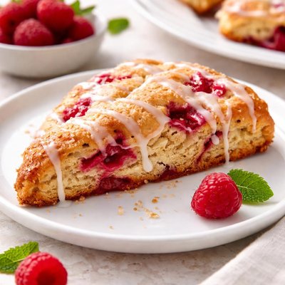 Raspberry scone