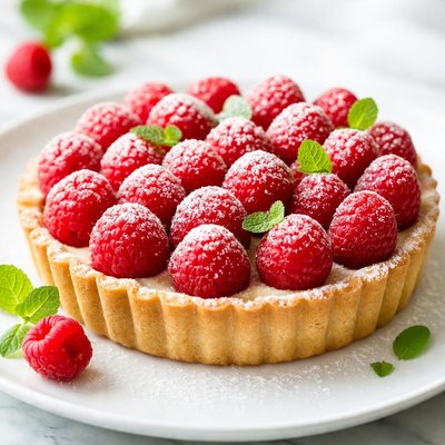 Raspberry tart