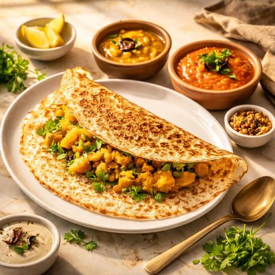 Rava masala dosa