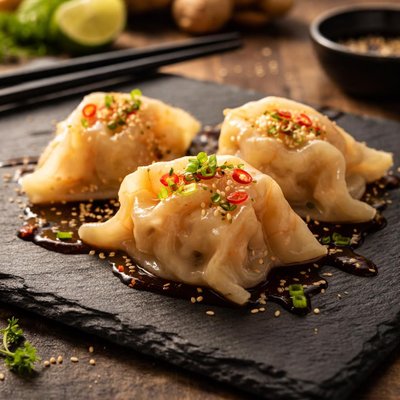 Ravioli chinois crevettes