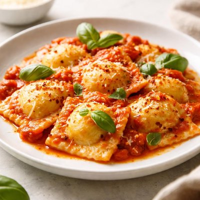 Ravioli pomodoro cheese
