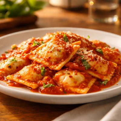 Ravioli tomato sauce