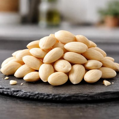 Raw almond peeled