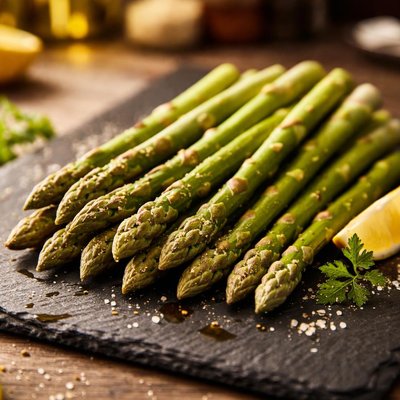 Raw asparagus
