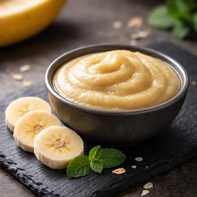 Raw banana puree