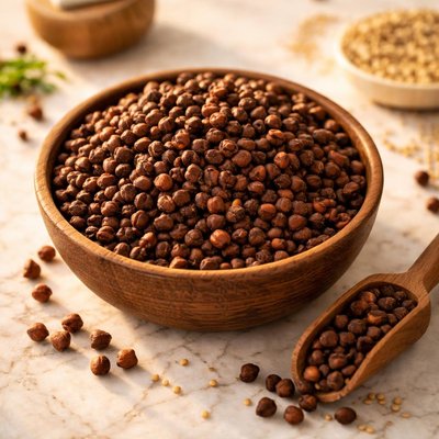 Raw black chana