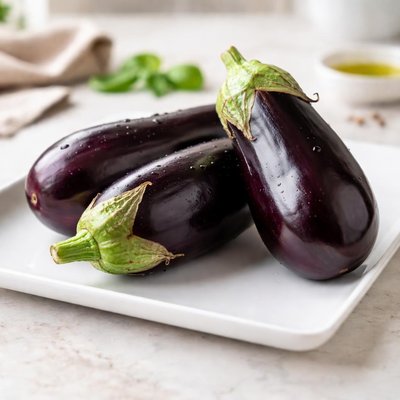 Raw eggplant