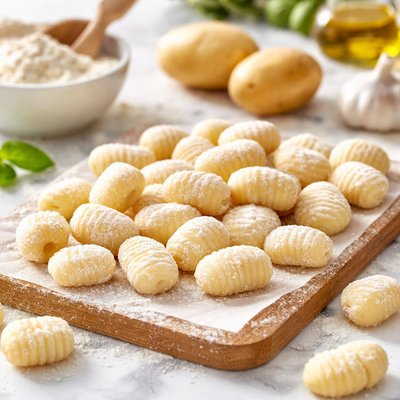 Raw gnocchi