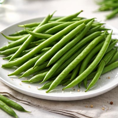 Raw green beans