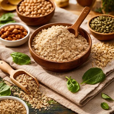 Raw organic plant base protein