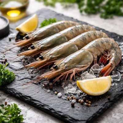 Raw prawns