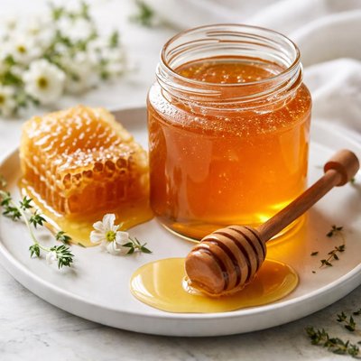 Raw unfiltered honey